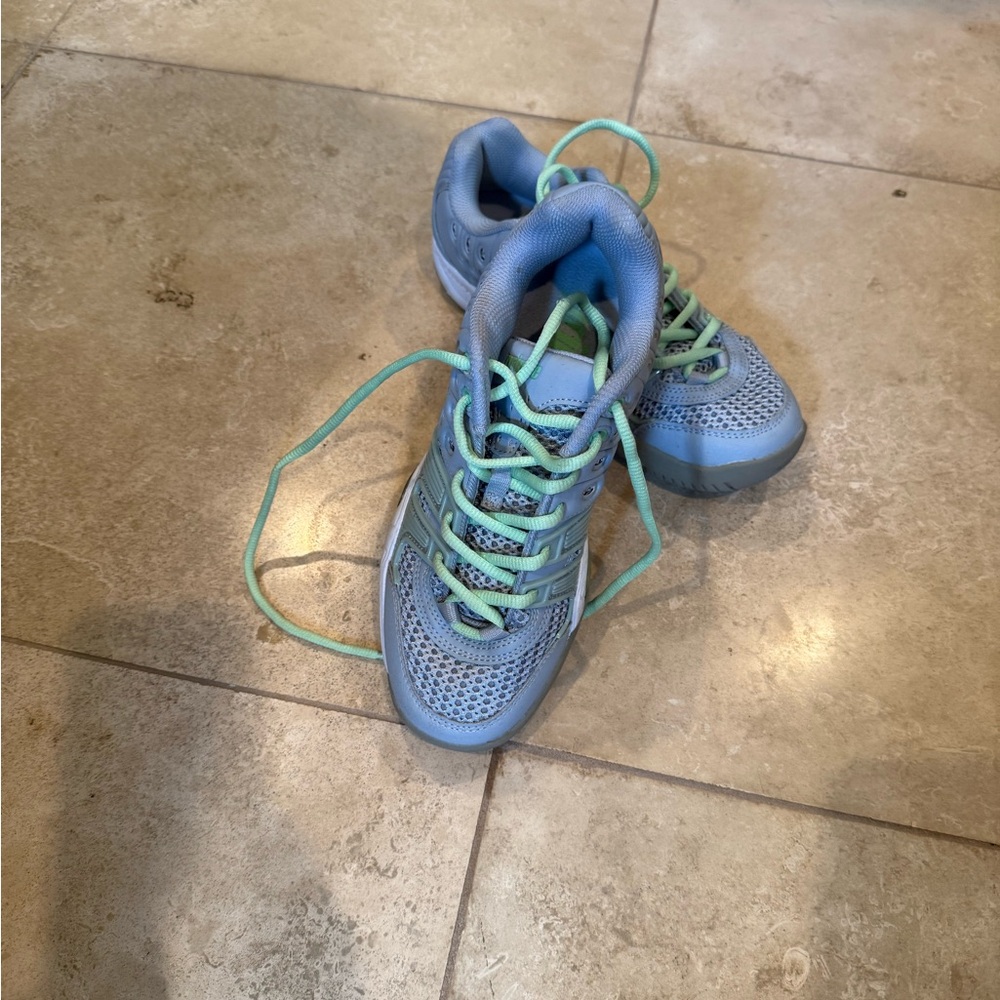 Prince Blue and Green Athletic Shoes